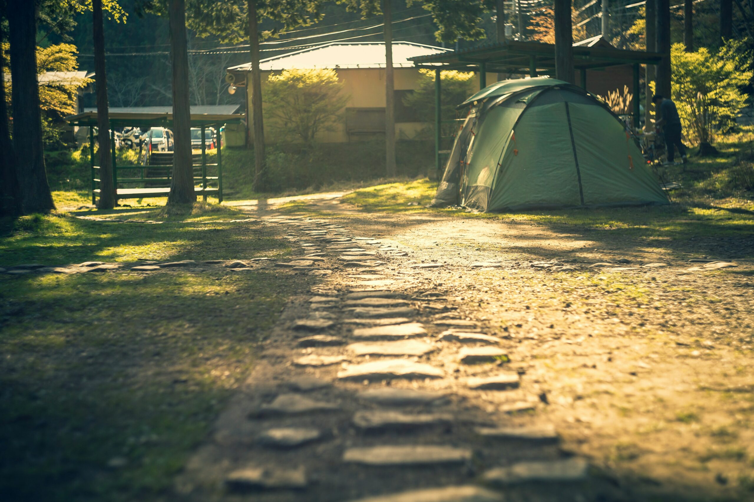 Terrasse de camping