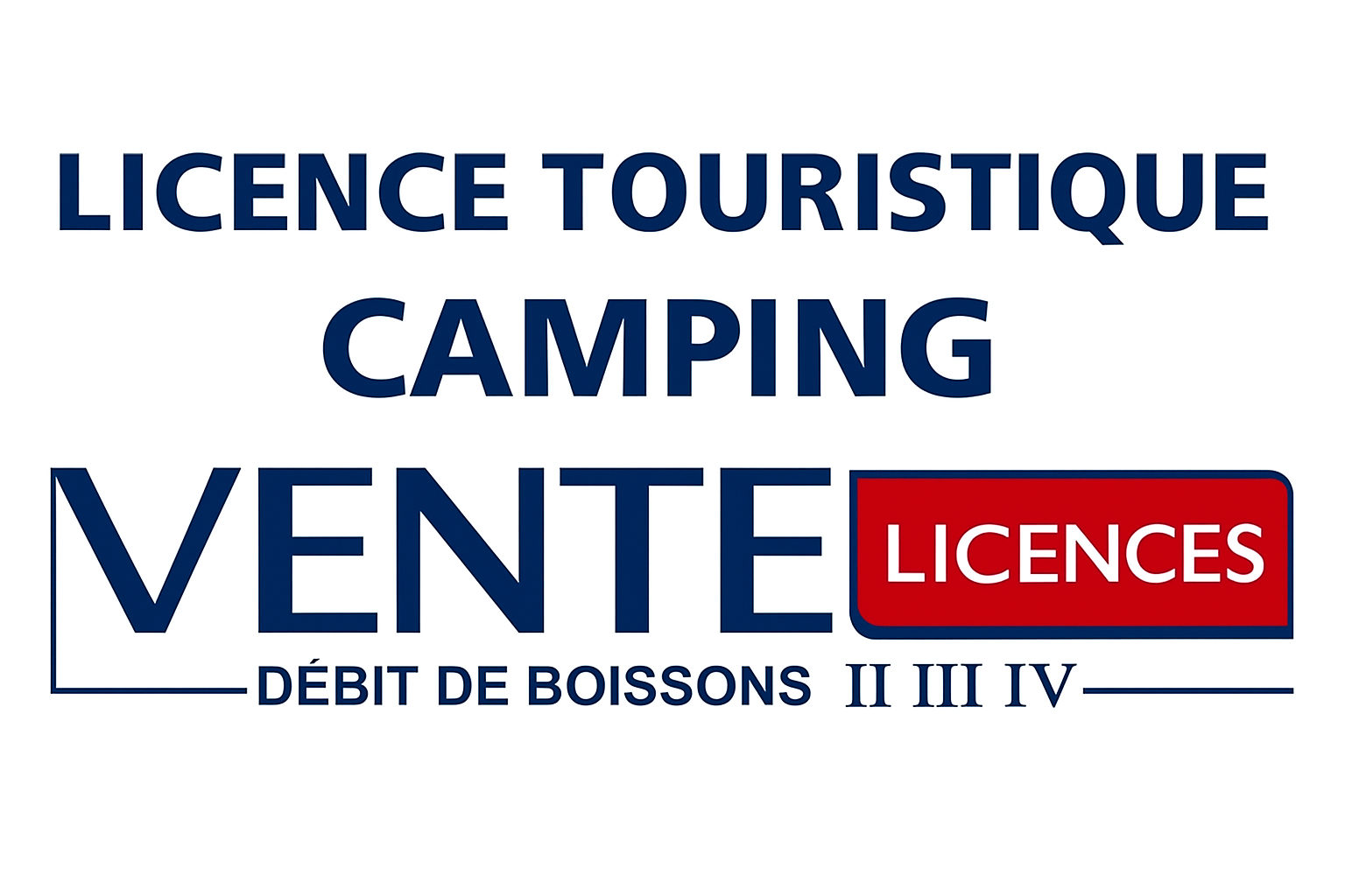 Licence touristique camping — Vente Licences